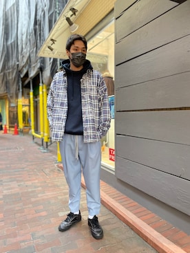 Renさん（メンズ・182cm）の春コーディネート