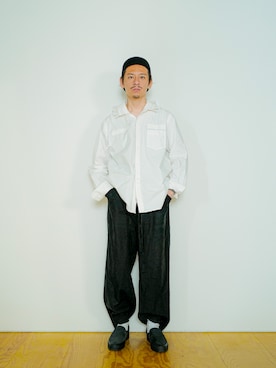 「COMMON PROJECTS（コモンプロジェクト）のアイテム（スニーカー）」を使った、2riverkenjiさん（メンズ・174cm）の夏コーディネート