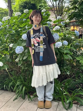 村濱 遥さん（レディース・162cm）の夏コーディネート