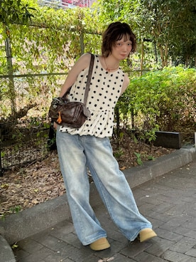 村濱 遥さん(レディース・162cm)の夏コーディネート