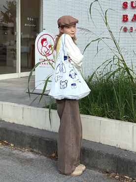 村濱 遥さん(レディース・162cm)の春コーディネート