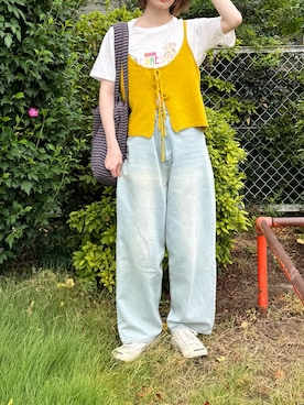 村濱 遥さん（レディース・162cm）の夏コーディネート