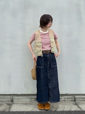 村濱 遥さん(レディース・162cm)の夏コーディネート