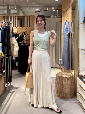 「SHENERY（シーナリー）のアイテム」を使った、Chisato Tagamiさん（骨格ウェーブ・レディース・163cm）の夏コーディネート
