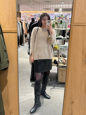 Chisato Tagamiさん(レディース・162cm)の冬コーディネート