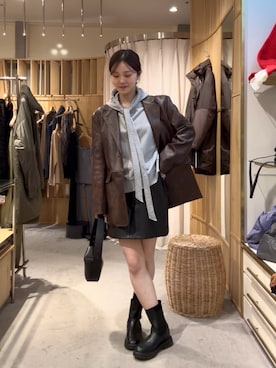 Chisato Tagamiさん(レディース・163cm)の冬コーディネート