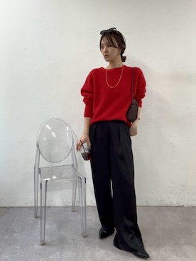 「アイテム（トートバッグ）」を使った、Chisato Tagamiさん（レディース・163cm・20代）の夏コーディネート