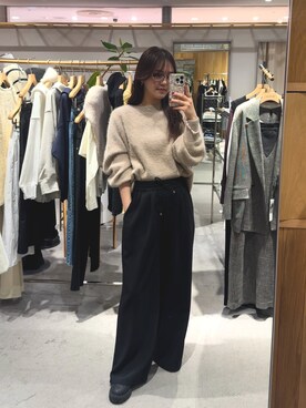 Chisato Tagamiさん（レディース・162cm）の冬コーディネート