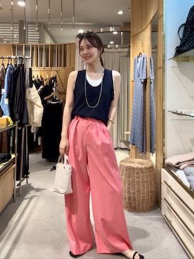 「SHENERY（シーナリー）のアイテム」を使った、Chisato Tagamiさん（骨格ウェーブ・レディース・163cm）の夏コーディネート