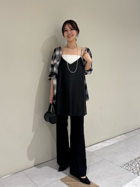 「アイテム（パンプス）」を使った、Chisato Tagamiさん（レディース・163cm・20代）の夏コーディネート