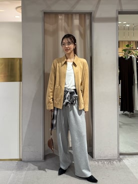 「アイテム（ジャケット/アウター）」を使った、Chisato Tagamiさん（レディース・163cm・20代）の秋コーディネート