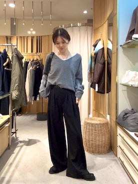 「アイテム（その他シューズ）」を使った、Chisato Tagamiさん（レディース・163cm）の秋コーディネート