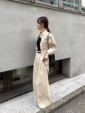 「アイテム（パンツ）」を使った、Chisato Tagamiさん（レディース・163cm・20代）の秋コーディネート