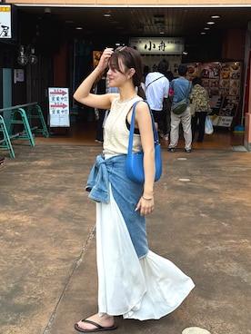 Chisato Tagamiさん（レディース・163cm）の夏コーディネート