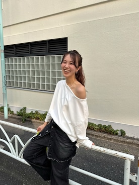 「アイテム（スカート）」を使った、Chisato Tagamiさん（レディース・163cm・20代）の夏コーディネート