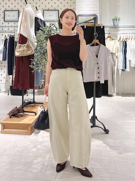 「アイテム（パンプス）」を使った、maruさん（レディース・157cm）の夏コーディネート