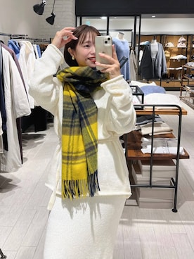 「アイテム（セットアップ）」を使った、maruさん（レディース・157cm）の秋コーディネート