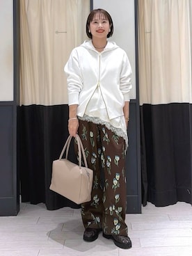 「A part by（アパートバイ）のアイテム（ネックレス）」を使った、maruさん（レディース・157cm）の秋コーディネート