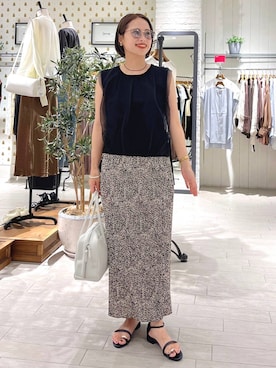 「アイテム（サングラス）」を使った、maruさん（レディース・157cm）の夏コーディネート