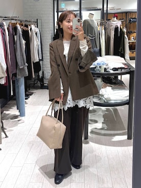 maruさん（レディース・157cm）の秋コーディネート