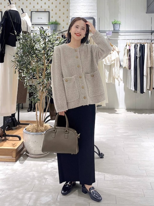 セール】アンゴラウールツィードカーディガン（カーディガン/ボレロ