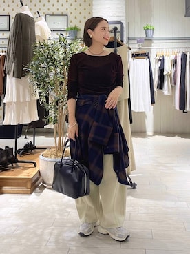「A part by（アパートバイ）のアイテム」を使った、maruさん（レディース・157cm）の秋コーディネート