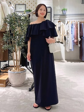 「結婚式2次会」｜maruさん（レディース・157cm）の夏コーディネート