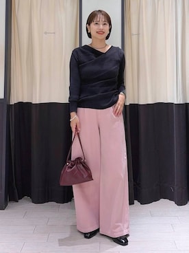 「A part by（アパートバイ）のアイテム（ネックレス）」を使った、maruさん（レディース・157cm）の秋コーディネート