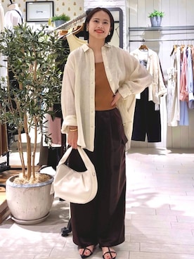 maruさん（レディース・157cm）の夏コーディネート