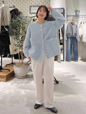 「A part by（アパートバイ）のアイテム（ネックレス）」を使った、maruさん（レディース・157cm）の秋コーディネート