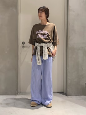 「CIAOPANIC TYPY（チャオパニックティピー）のアイテム」を使った、ささきともみさん（レディース・158cm）の秋コーディネート