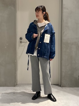 ささきともみさん（レディース・158cm）の冬コーディネート