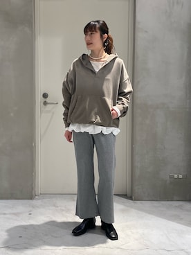 ささきともみさん(レディース・158cm)の冬コーディネート