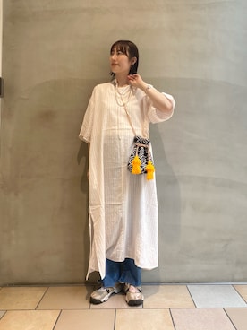 ささきともみさん(レディース・158cm)の夏コーディネート