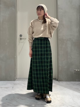 ささきともみさん（レディース・158cm）の冬コーディネート