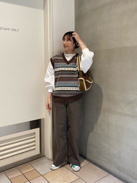 ささきともみさん(レディース・158cm)の秋コーディネート