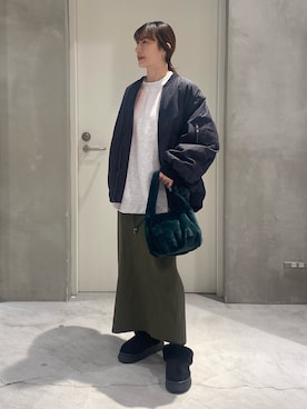 ささきともみさん(レディース・158cm)の冬コーディネート