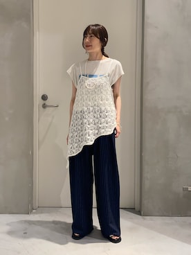 ささきともみさん(レディース・158cm)の夏コーディネート