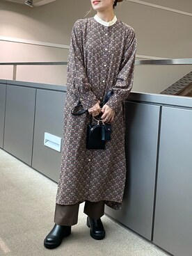 ささきともみさん(レディース・158cm)の秋コーディネート