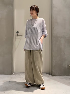 「CIAOPANIC TYPY（チャオパニックティピー）のアイテム（アクセサリー）」を使った、ささきともみさん（レディース・158cm）の春コーディネート