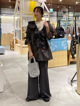ささきともみさん(レディース・158cm)の秋コーディネート