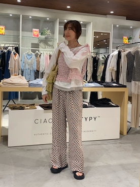 ささきともみさん（レディース・158cm）の夏コーディネート
