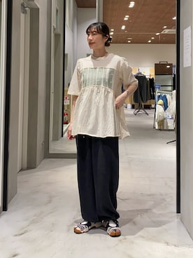 「CIAOPANIC TYPY（チャオパニックティピー）のアイテム（ワンピース/ドレス）」を使った、ささきともみさん（レディース・158cm）の春コーディネート