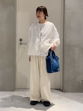 「PENNEYS（ぺニーズ）のアイテム」を使った、ささきともみさん（レディース・158cm）の春コーディネート