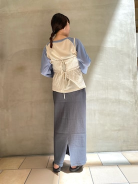 ささきともみさん（レディース・158cm）の夏コーディネート