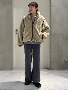 ささきともみさん（レディース・158cm）の冬コーディネート