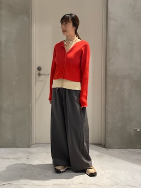 ささきともみさん（レディース・158cm）の冬コーディネート