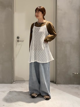 ささきともみさん(レディース・158cm)の春コーディネート