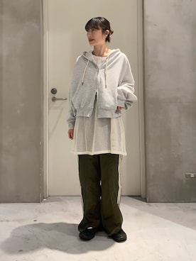 「etsinta（エシンタ）のアイテム」を使った、ささきともみさん（レディース・158cm）の春コーディネート