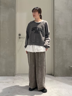 ささきともみさん（レディース・158cm）の冬コーディネート